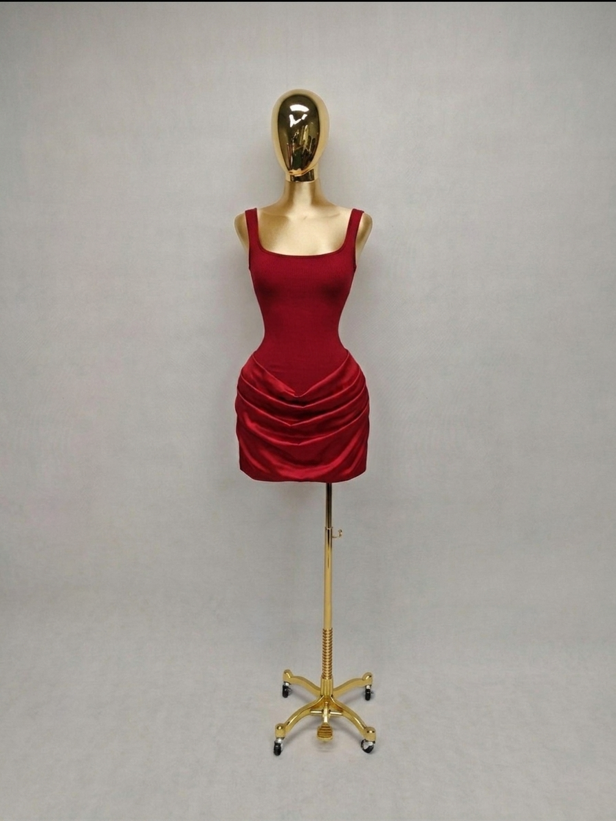 Vestido Rojo Naranja