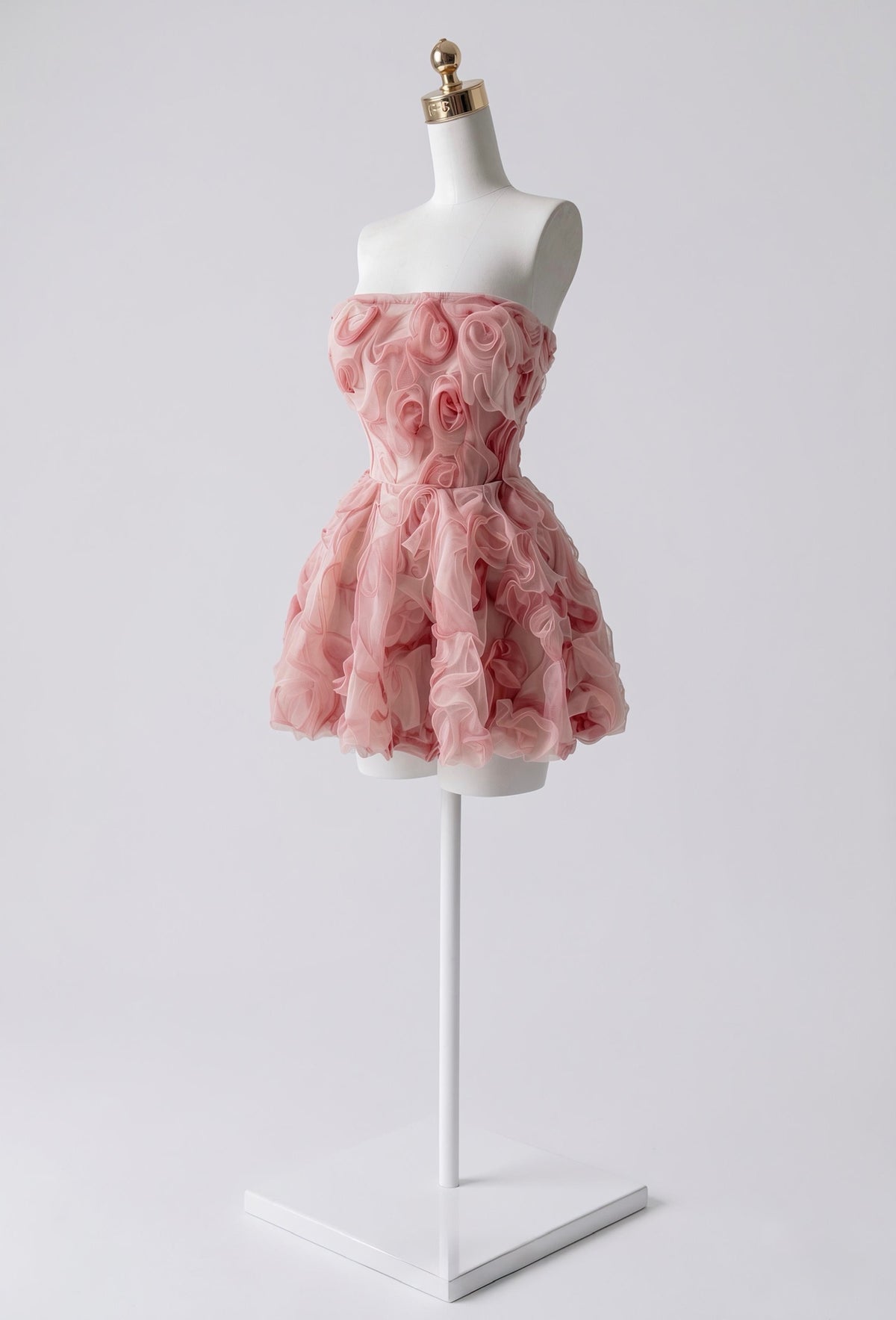 Vestido Floreado 3D