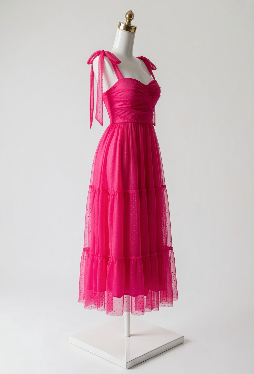 Vestido Maxi con Tul