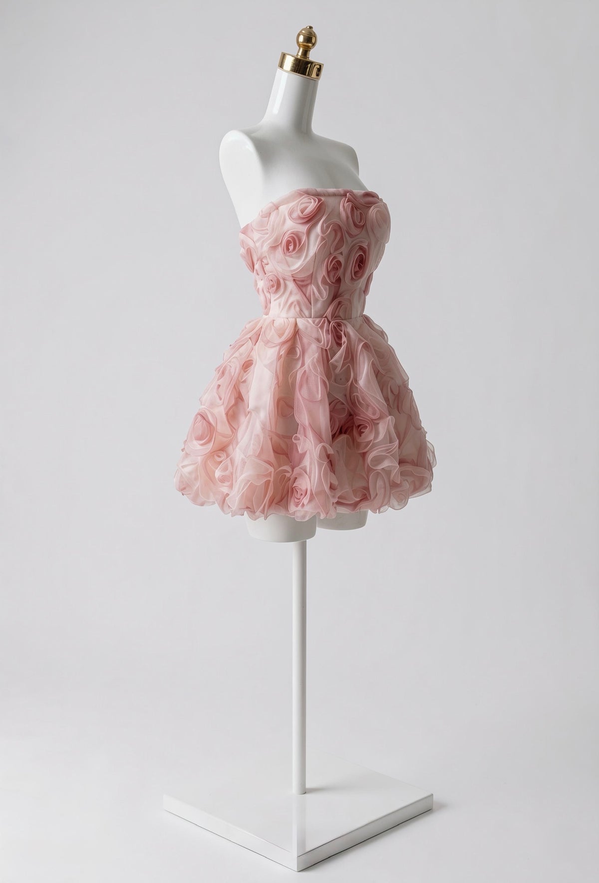 Vestido Floreado 3D