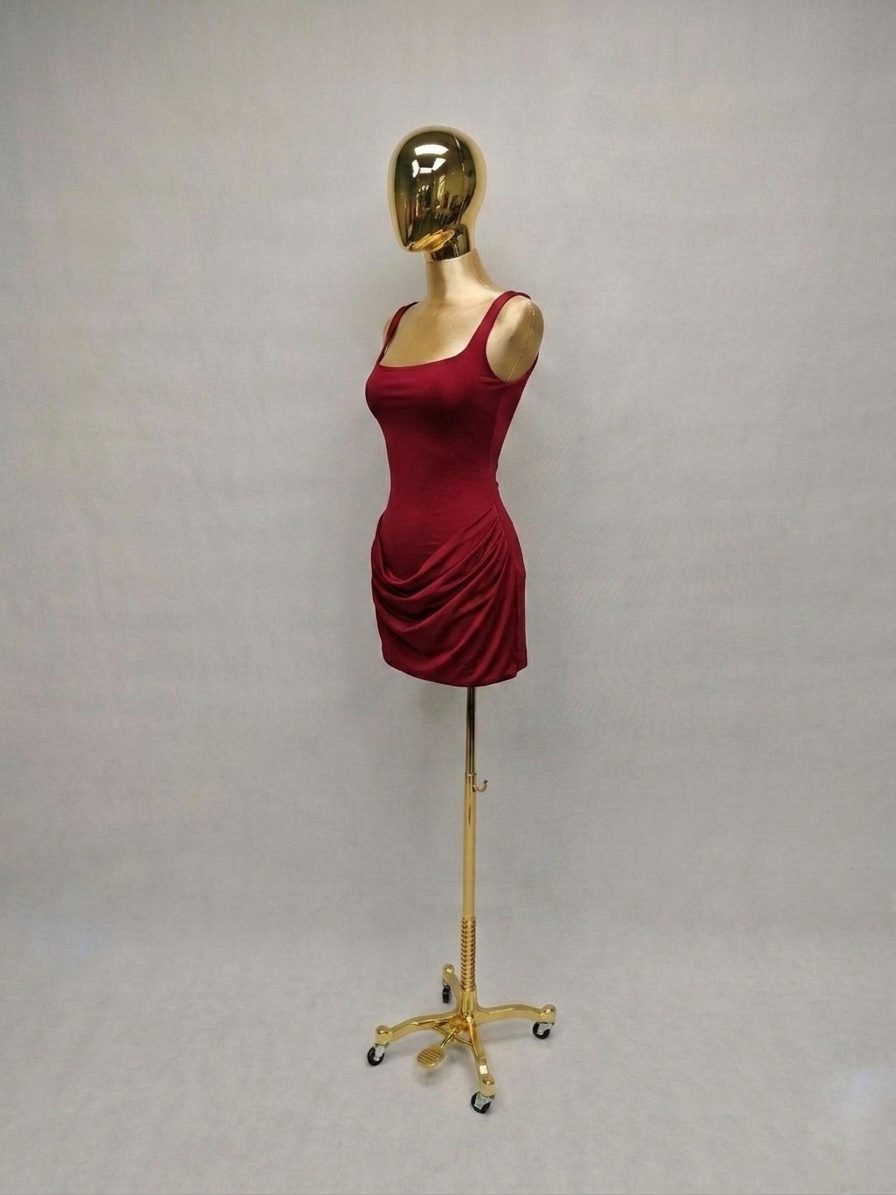 Vestido Rojo Naranja