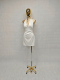 Vestido Satinado Escote V