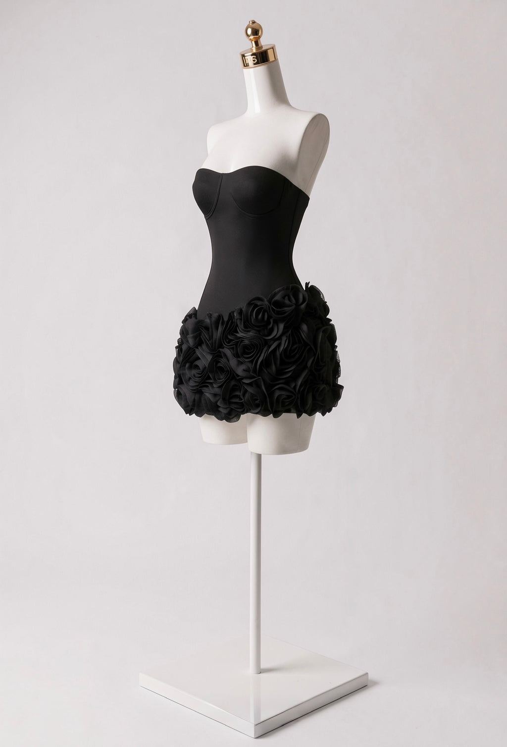 Vestido Falda con Rosas