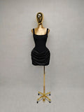 Vestido Negro Mate
