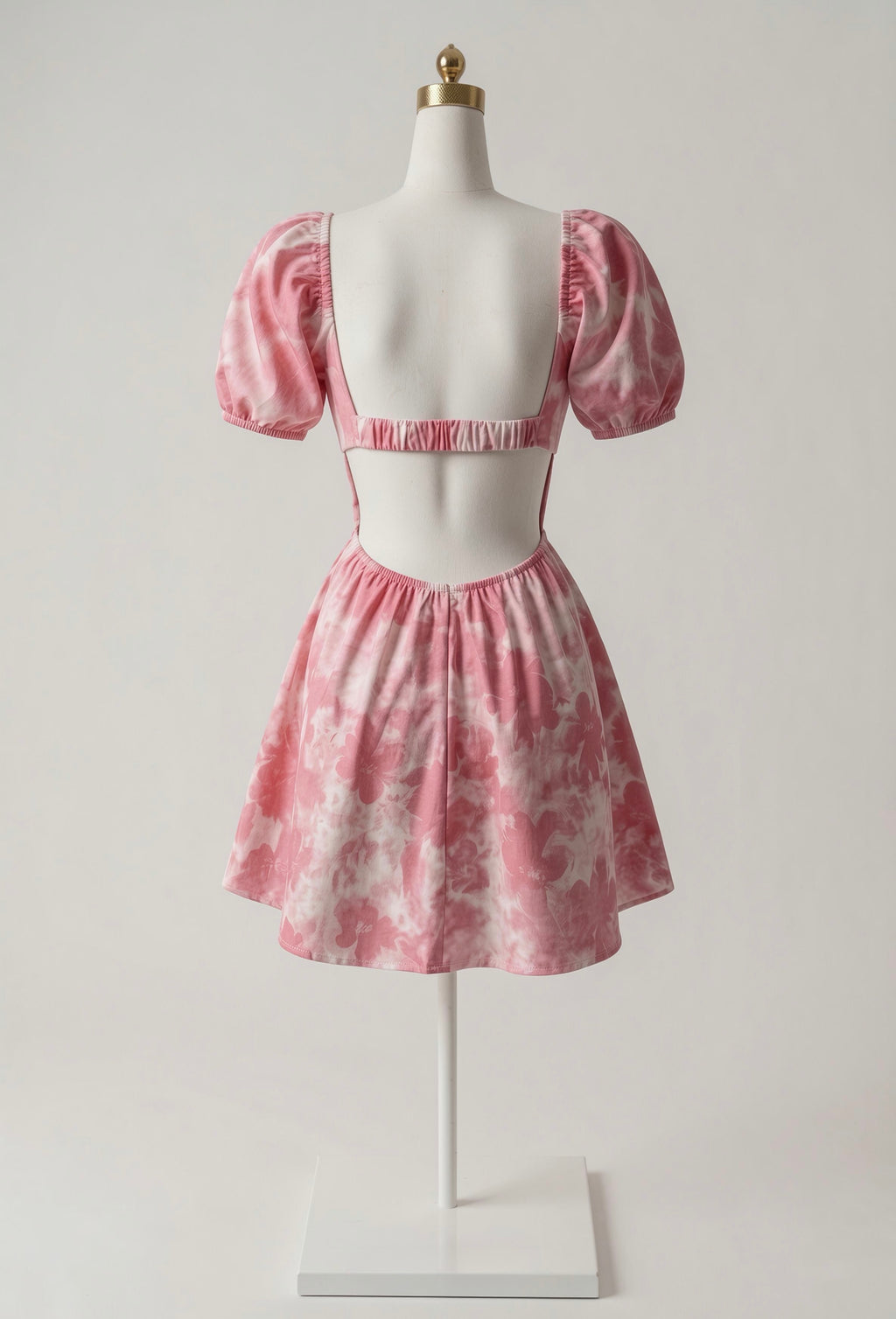Vestido Estampado Abertura en Cintura