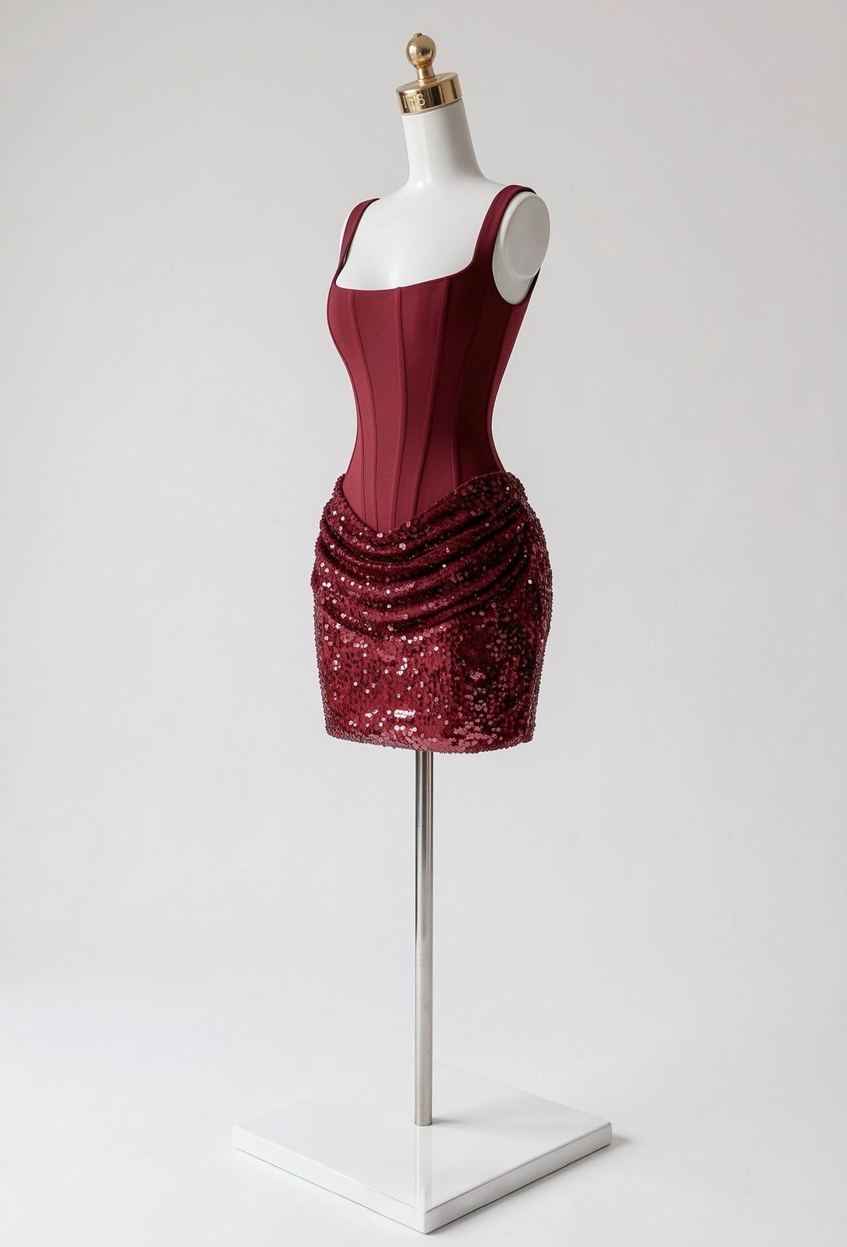 Vestido Falda Brillos