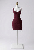 Vestido Mini Entallado de Tirantes