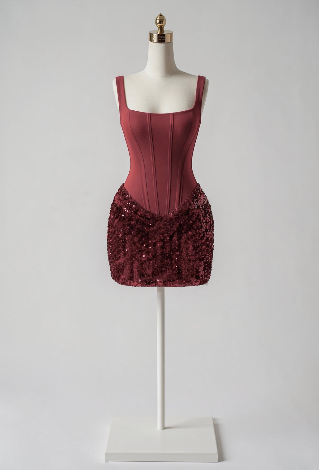 Vestido Falda Brillos