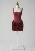 Vestido Falda Brillos
