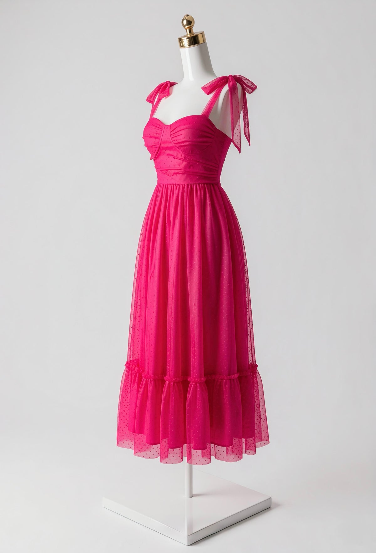 Vestido Maxi con Tul