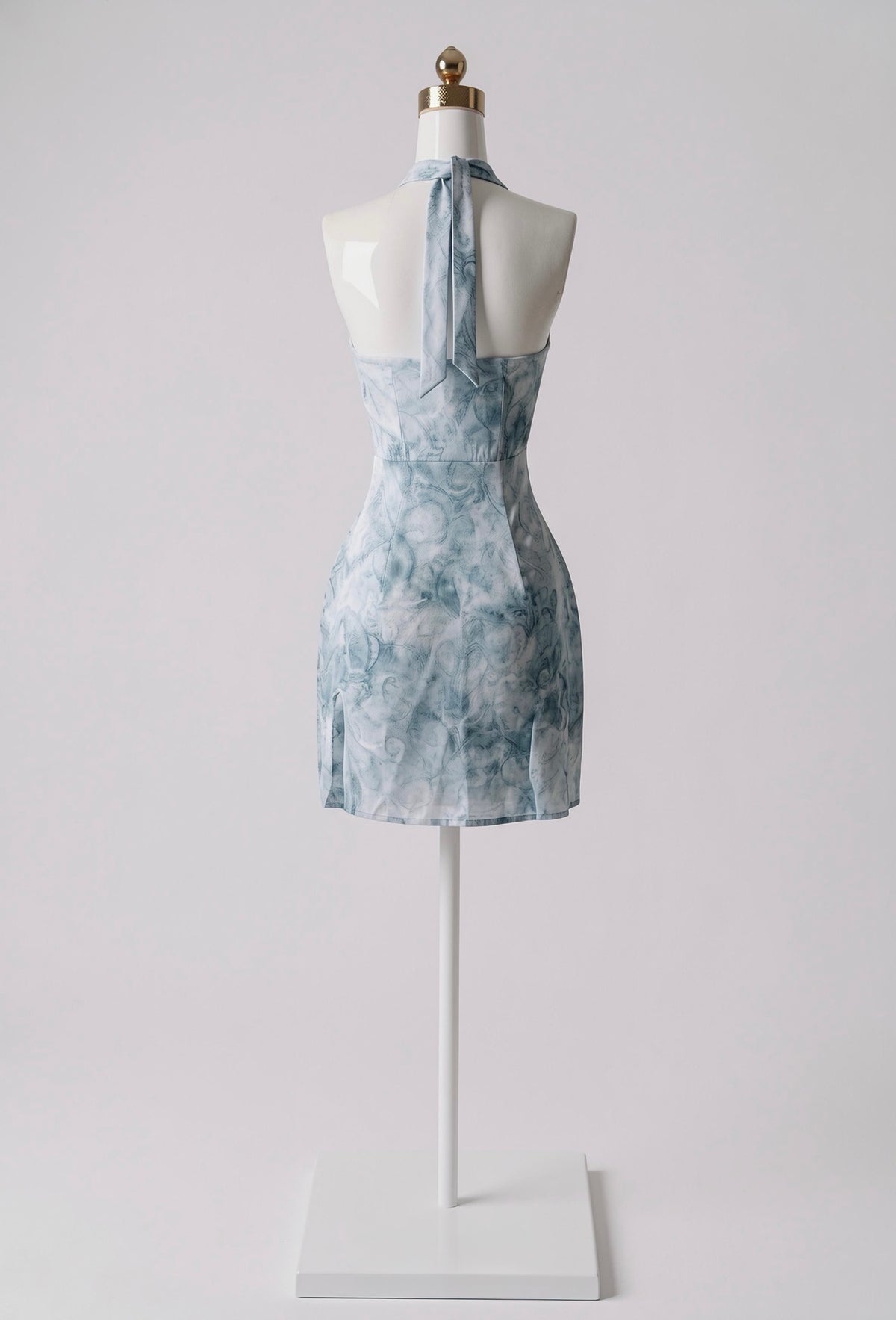 Vestido Estampado Acuarela con Tirantes Gruesos