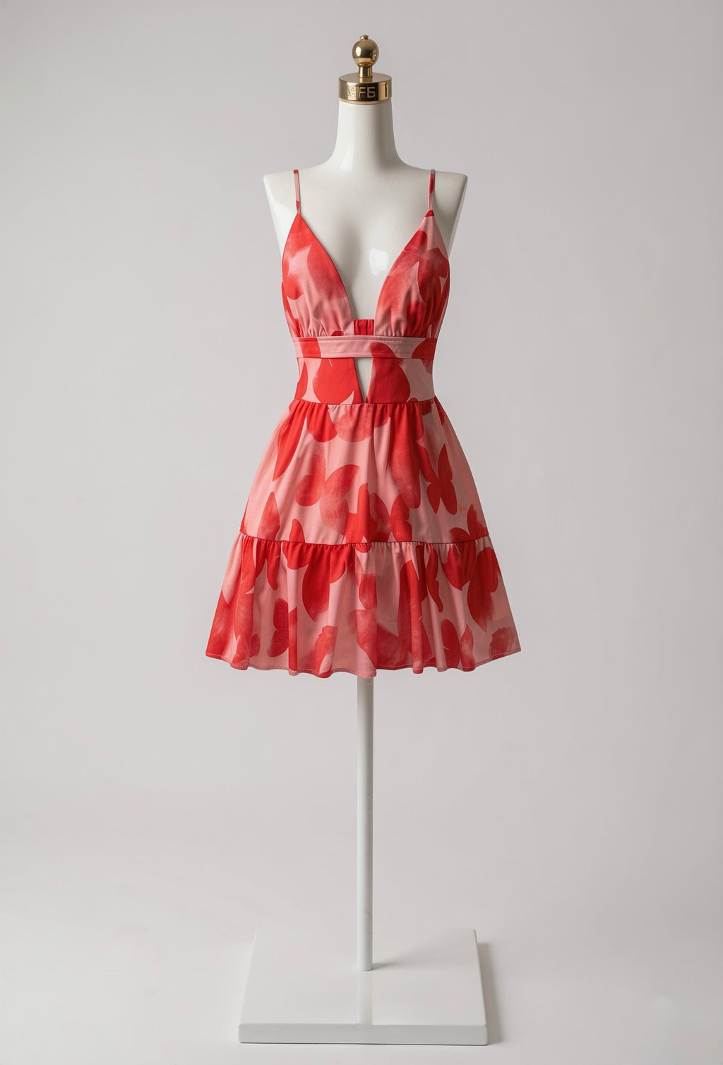 Vestido Estampado de Corazón