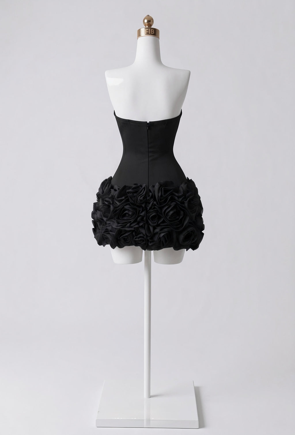 Vestido Falda con Rosas