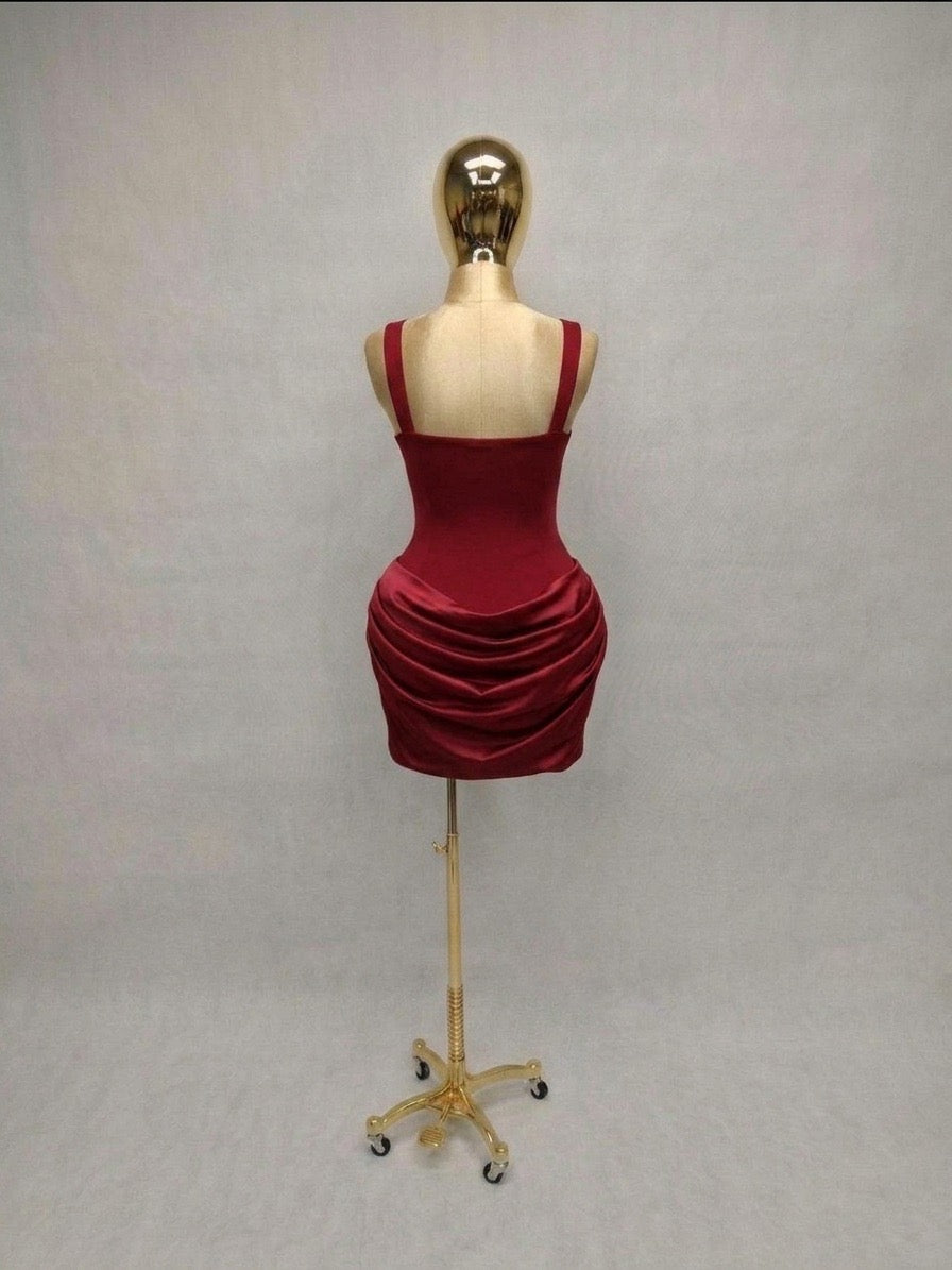 Vestido Rojo Naranja