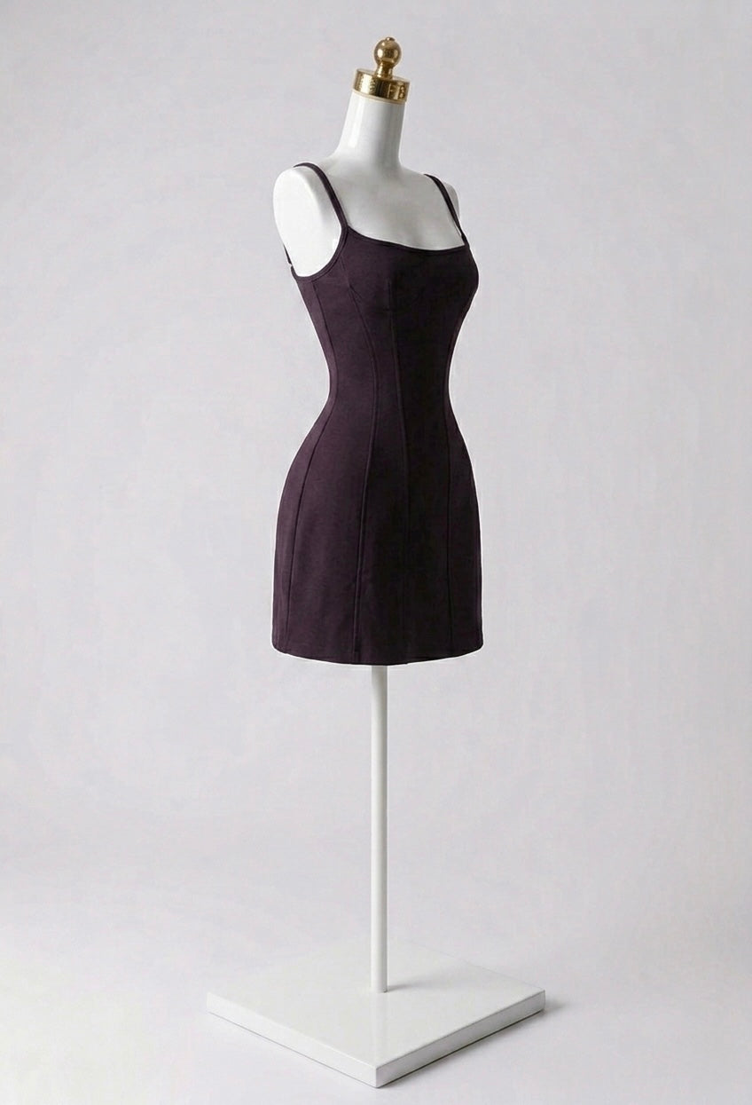Vestido Mini Tela Gruesa