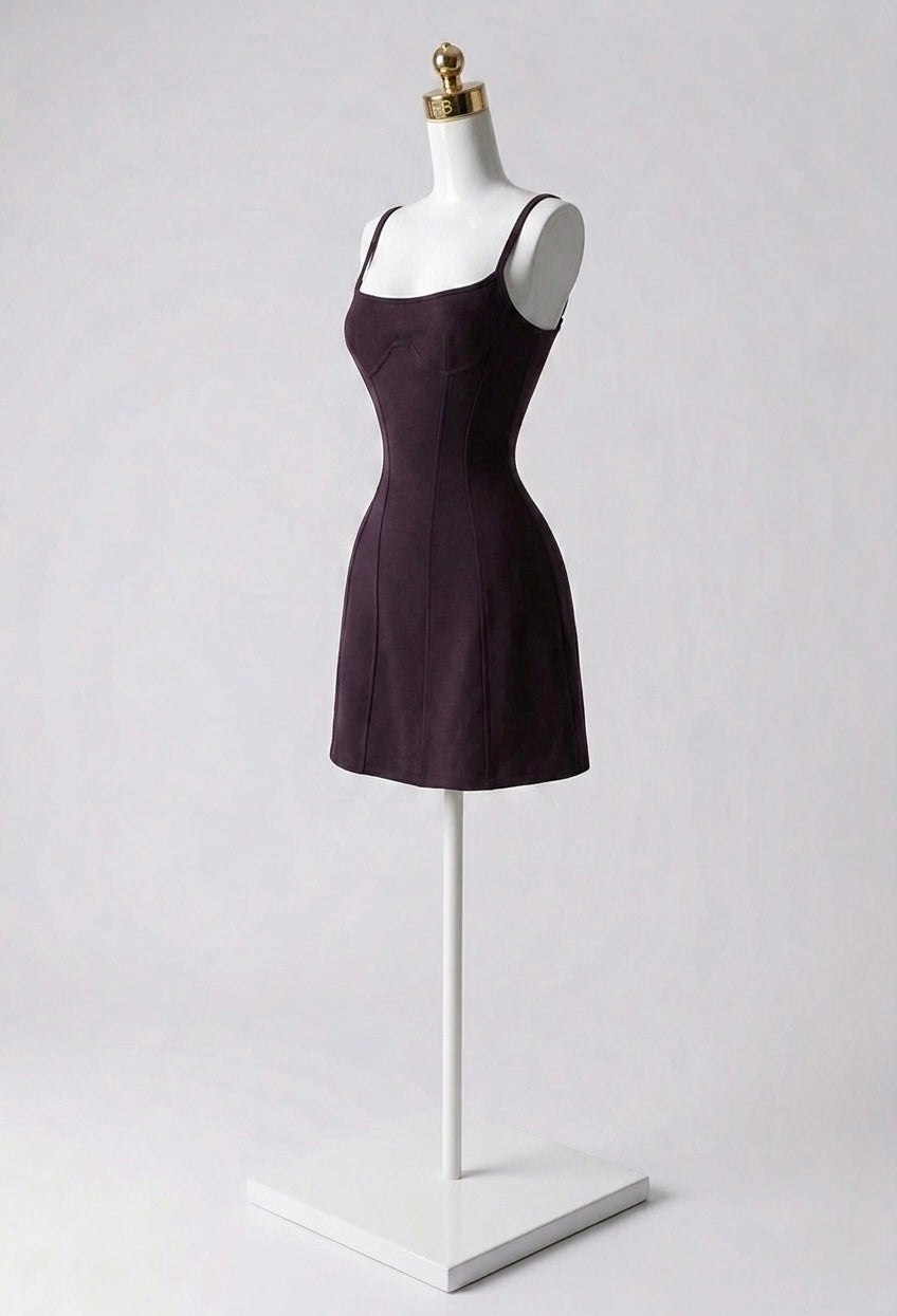 Vestido Mini Tela Gruesa