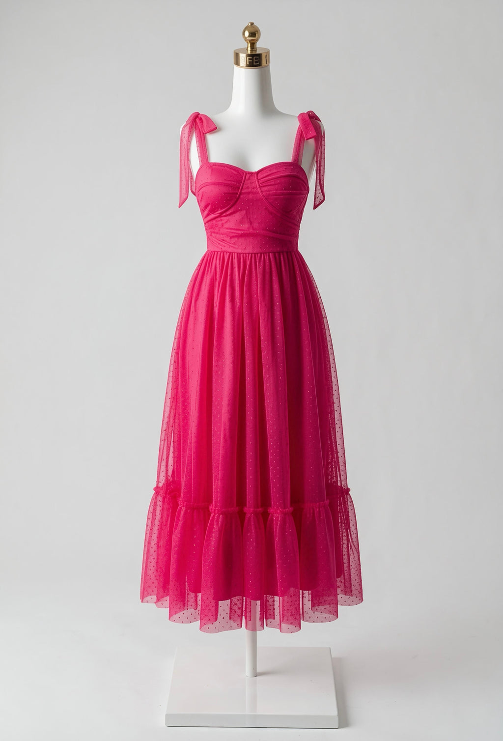 Vestido Maxi con Tul