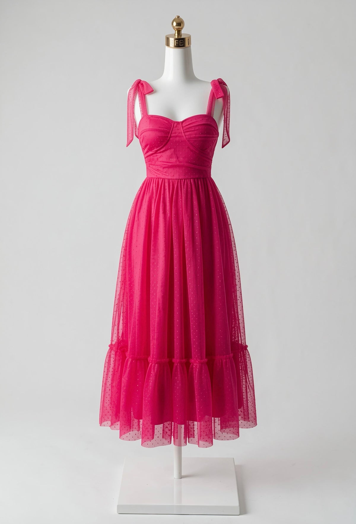 Vestido Maxi con Tul
